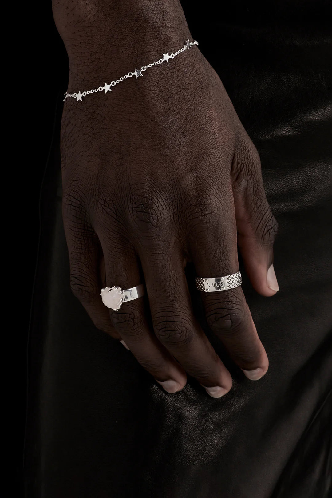 SNAKE BAND RING SLIM