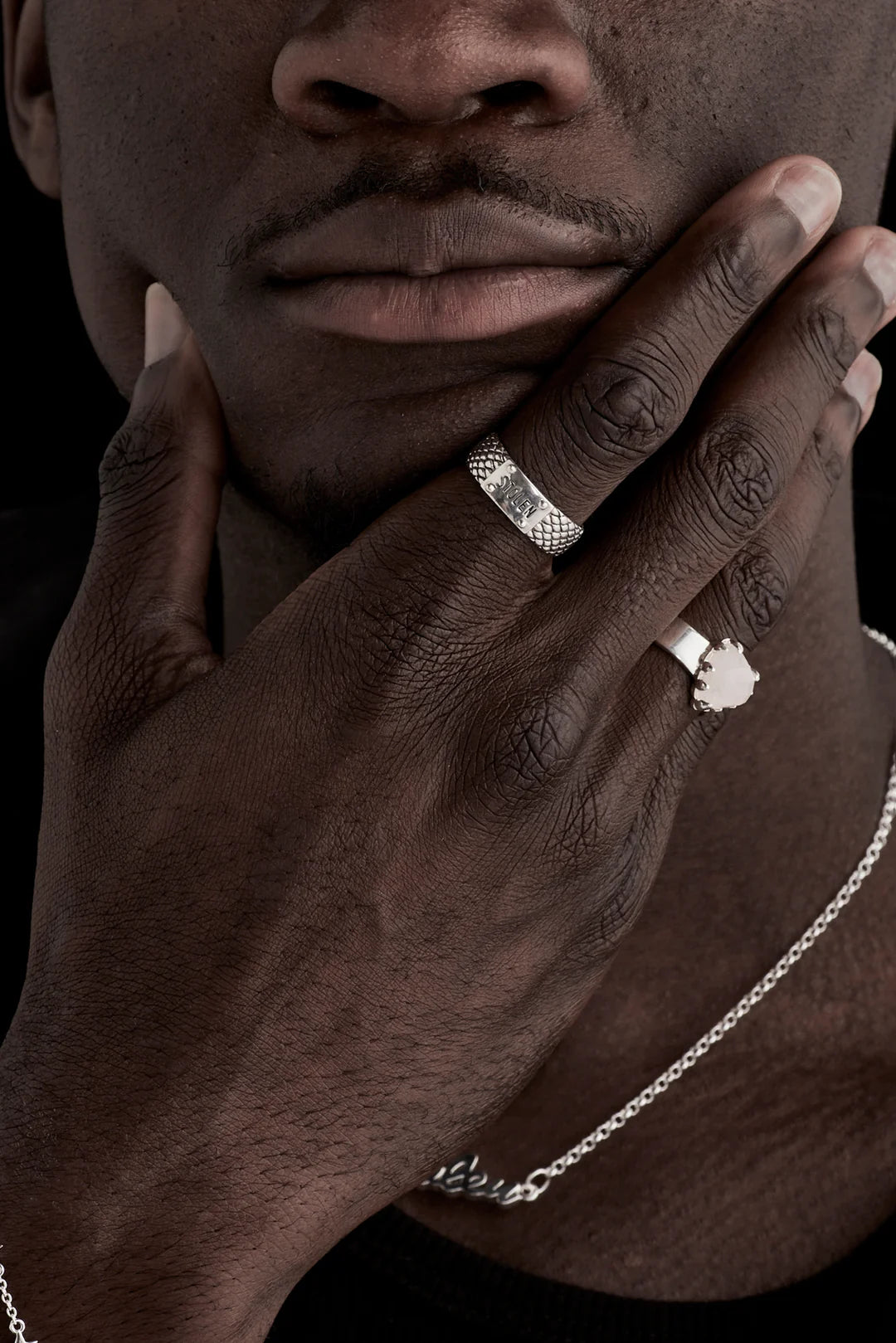 SNAKE BAND RING SLIM