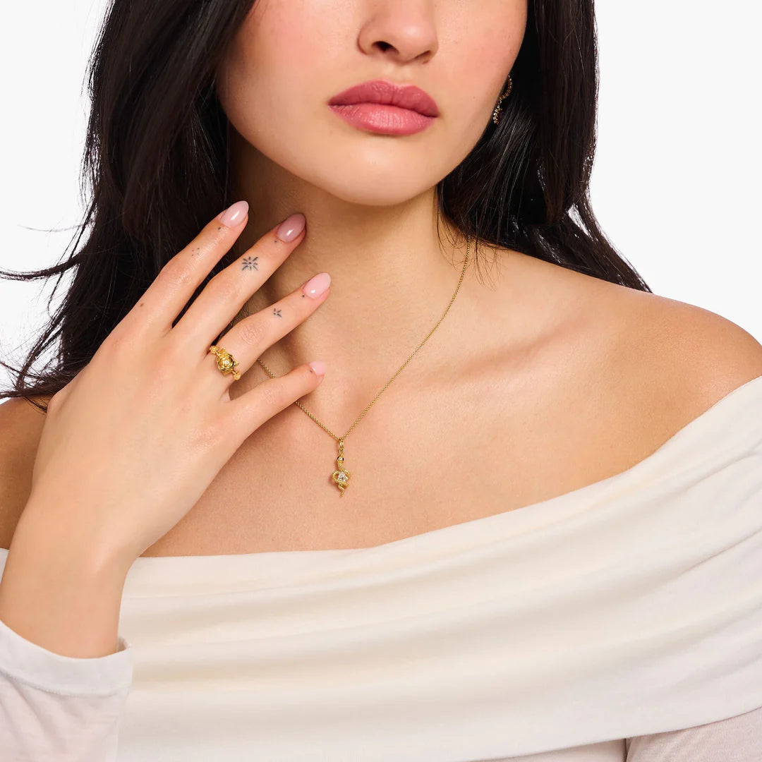 TRUE ROMANCE SNAKE NECKLACE
