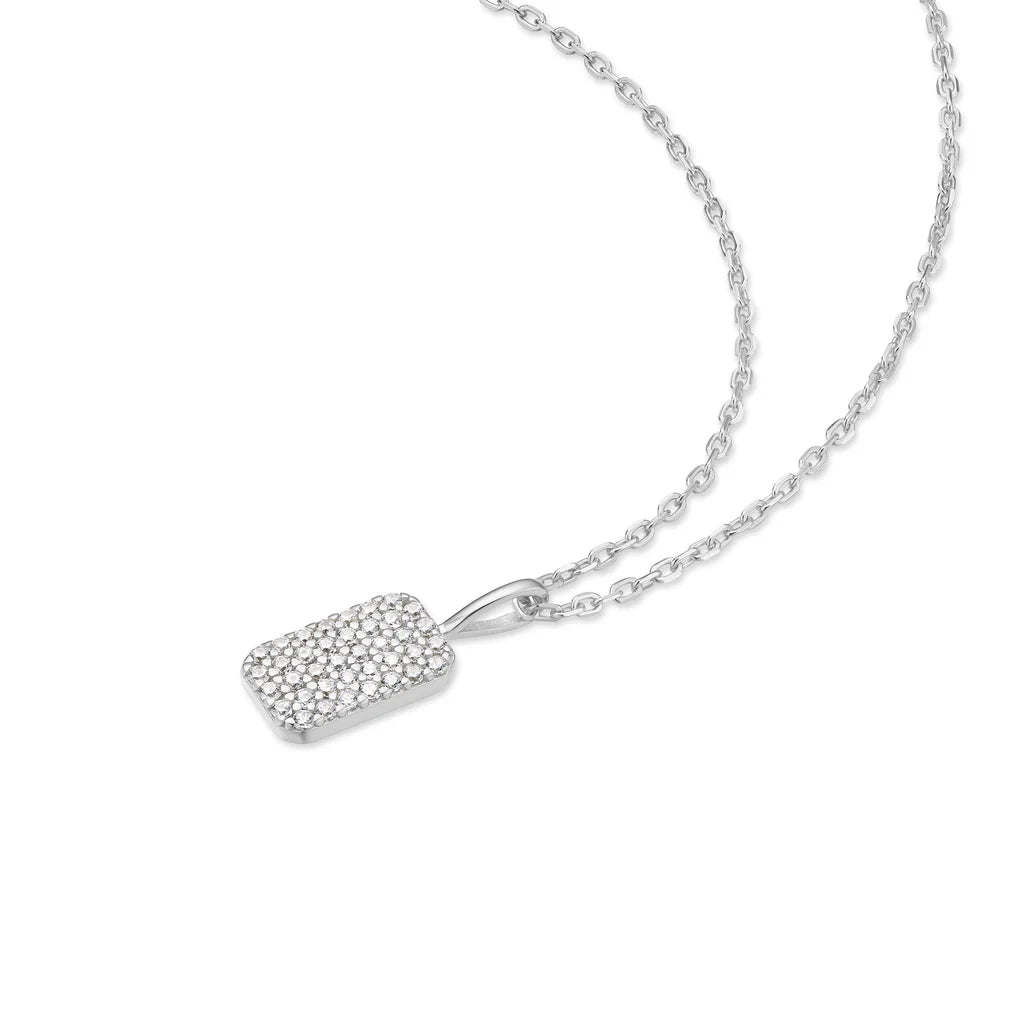 SUNNY PAVE PENDANT NECKLACE