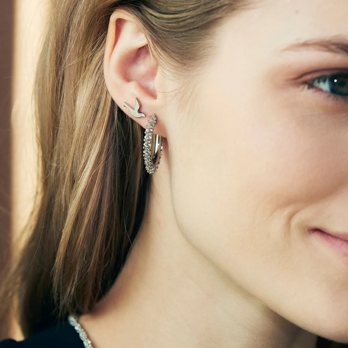 TINSEL CREOLE EARRINGS