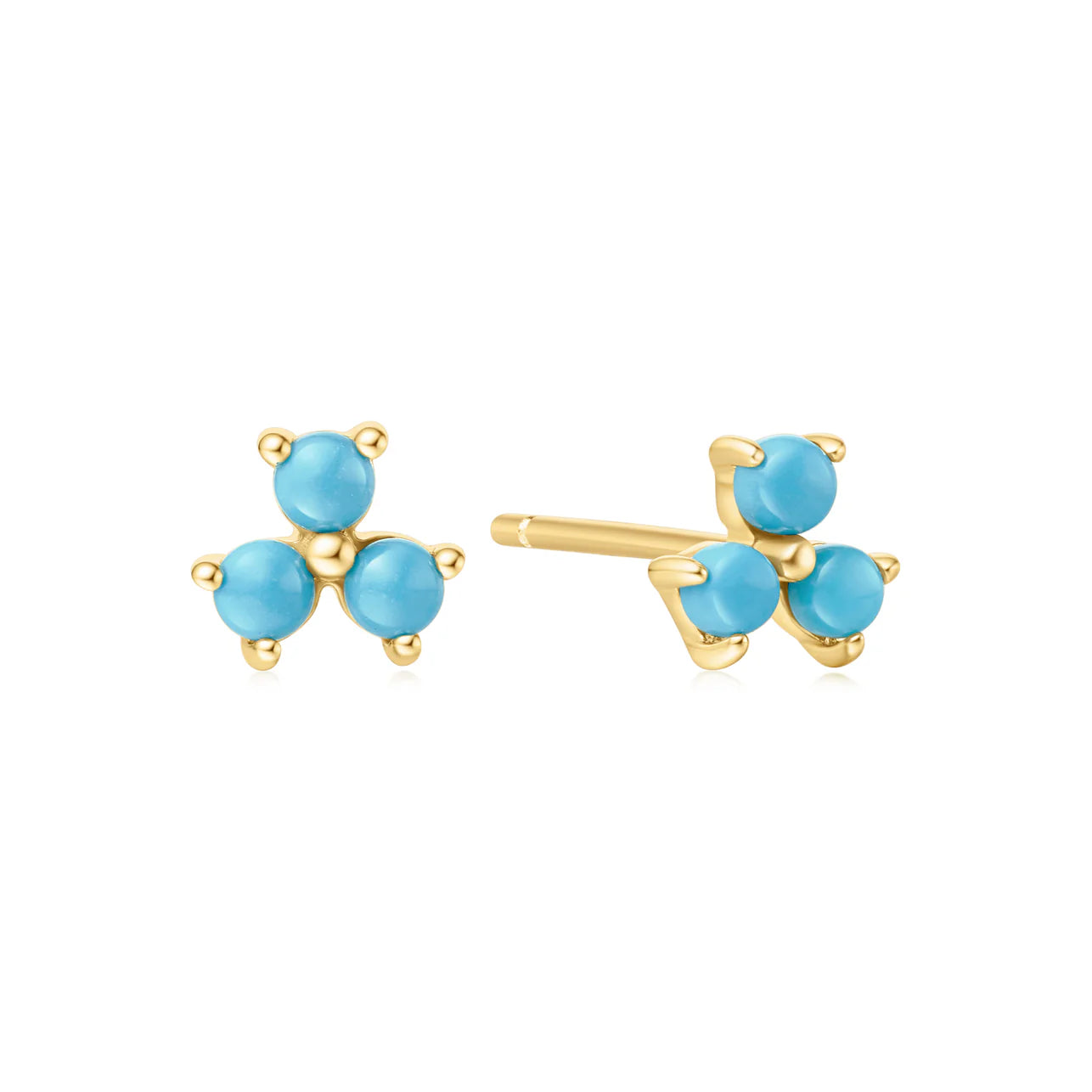 VOYAGER TURQUOISE LOTUS STUDS
