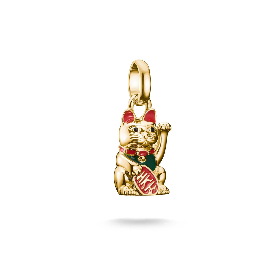 CONNECT WAIVING CAT CHARM