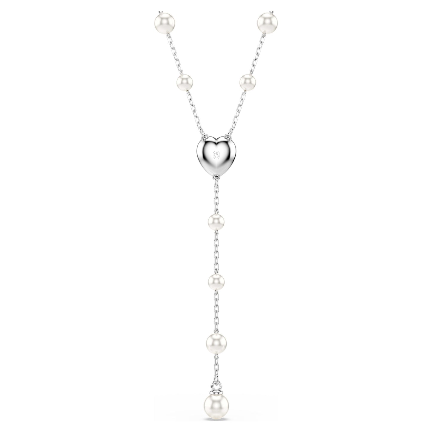 ARIANA GRANDE X SWAROVSKI Y NECKLACE - PEARL, WHITE, RHODIUM