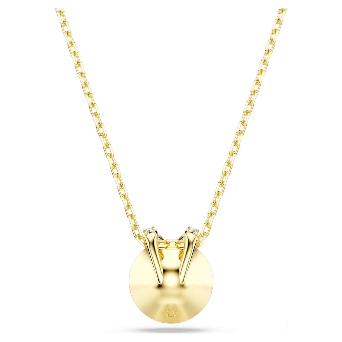 BELLA V PENDANT - GREEN, GOLD