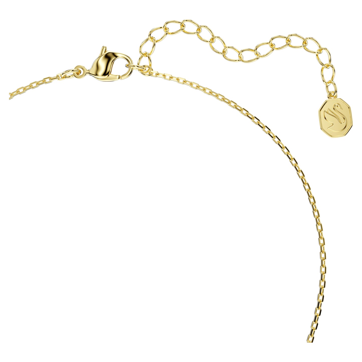 BELLA V PENDANT - GREEN, GOLD