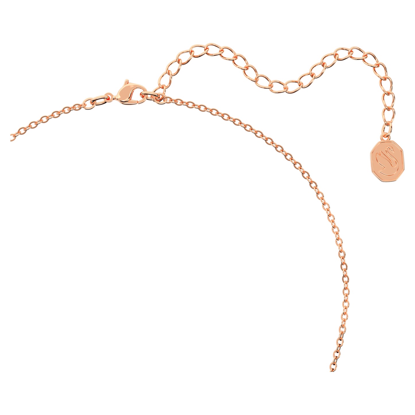 BELLA V PENDANT - PINK, ROSE-GOLD