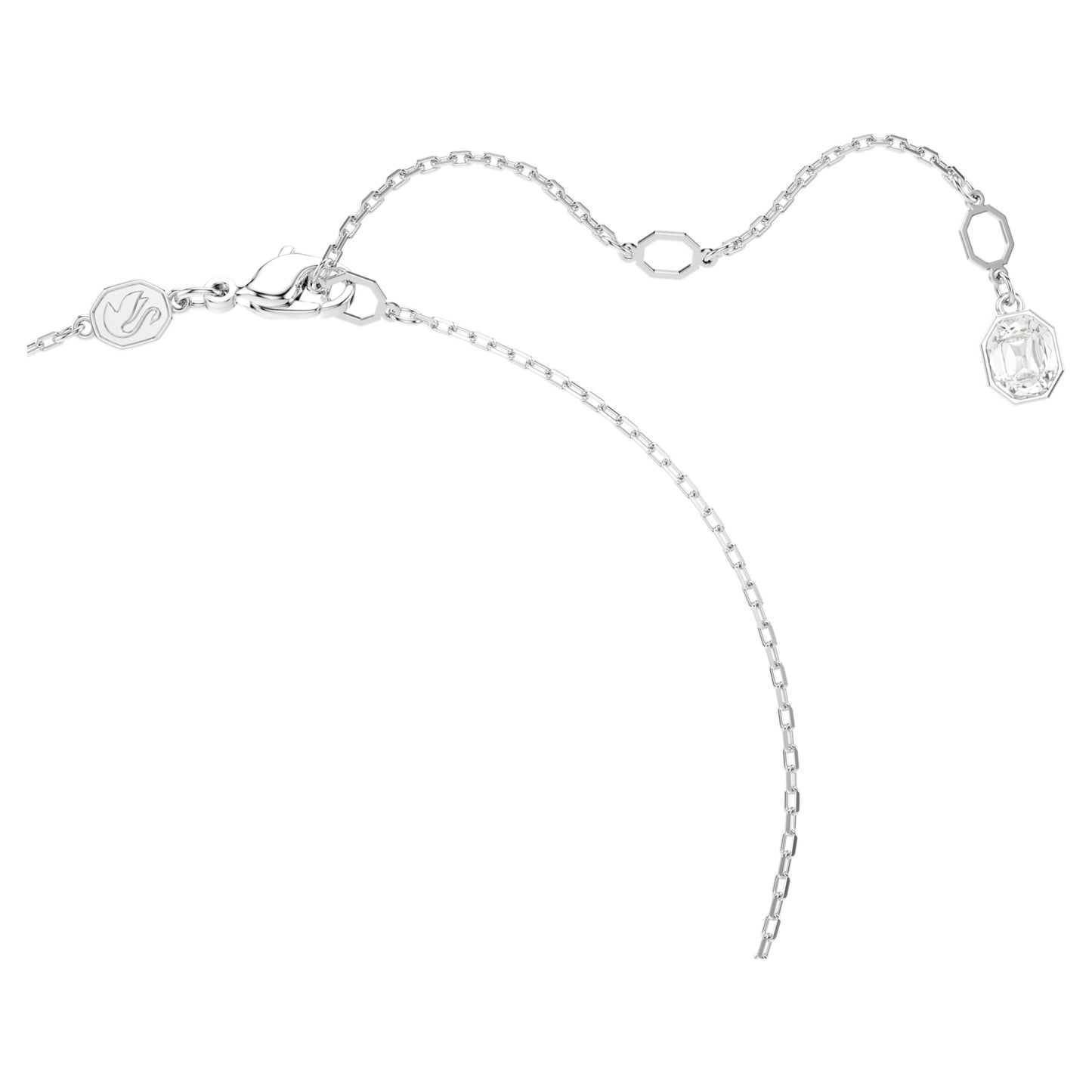 CONSTELLA PENDANT - WHITE, RHODIUM