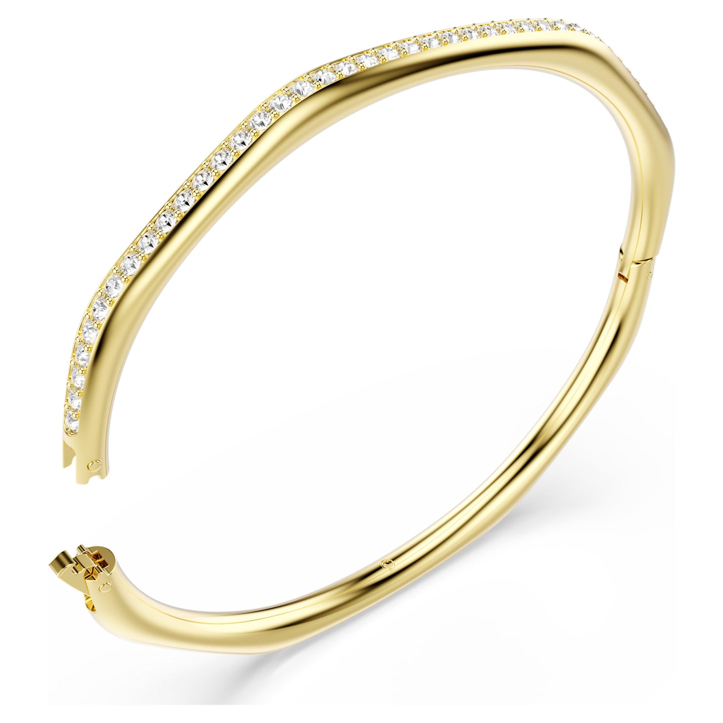 DEXTERA BANGLE OCTAGON - WHITE, GOLD