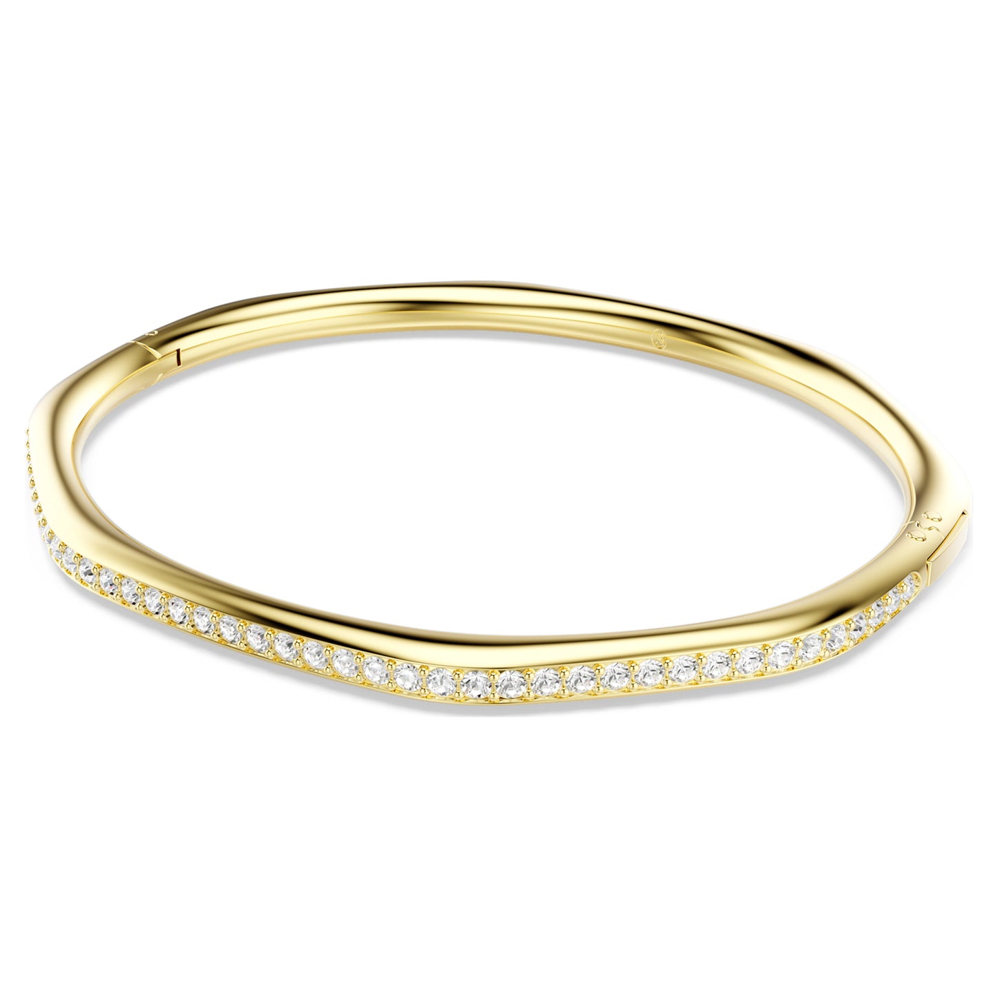 DEXTERA BANGLE OCTAGON - WHITE, GOLD
