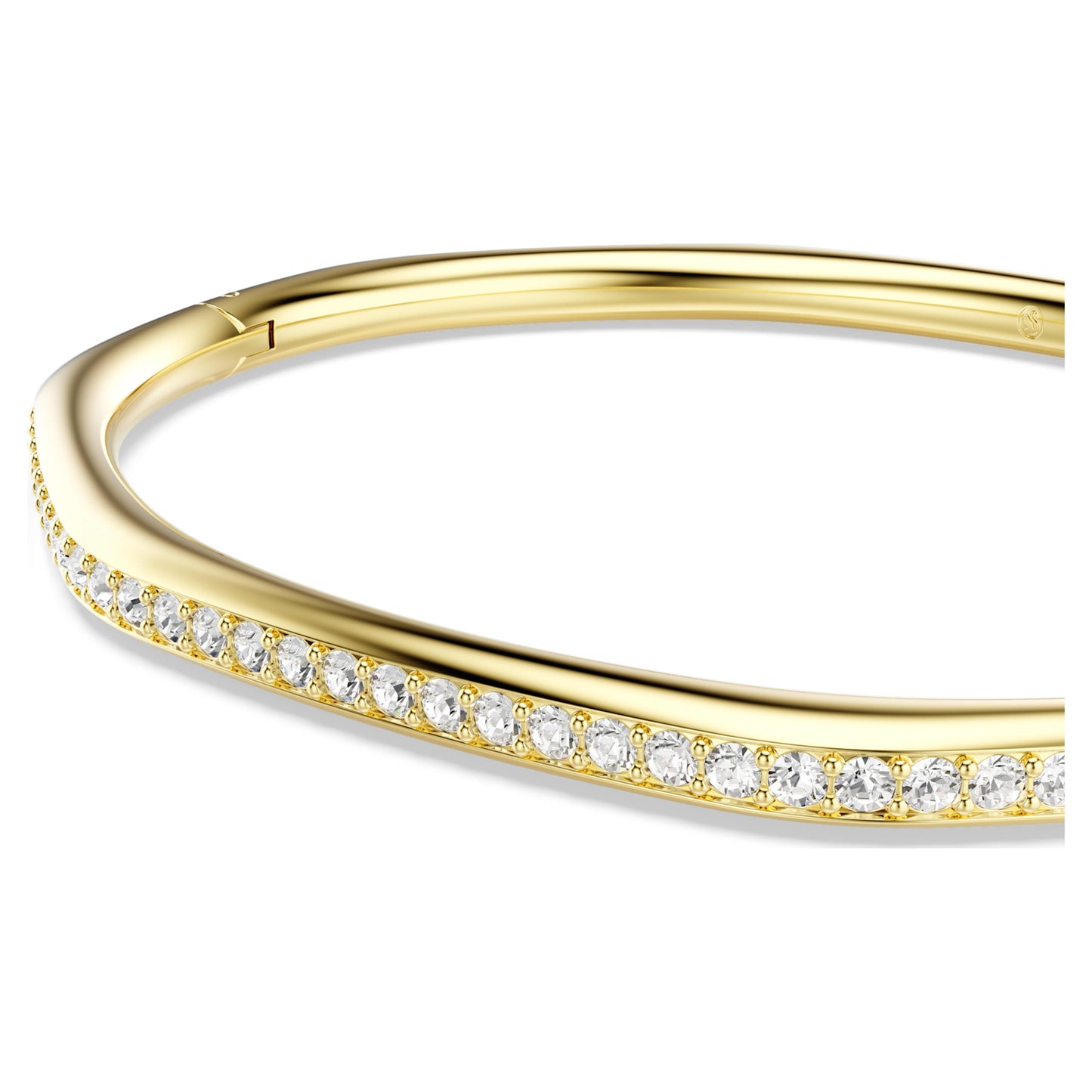 DEXTERA BANGLE OCTAGON - WHITE, GOLD