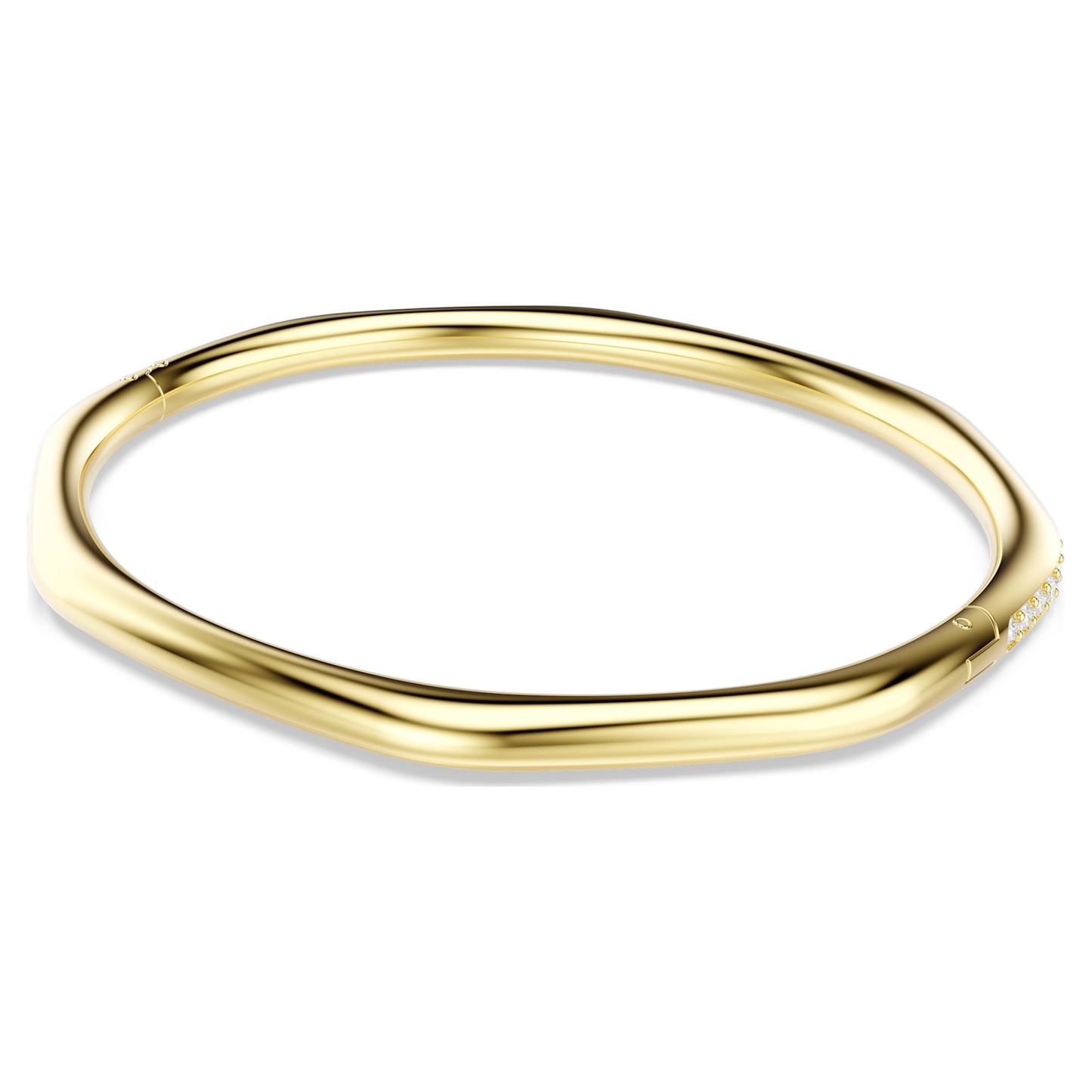 DEXTERA BANGLE OCTAGON - WHITE, GOLD