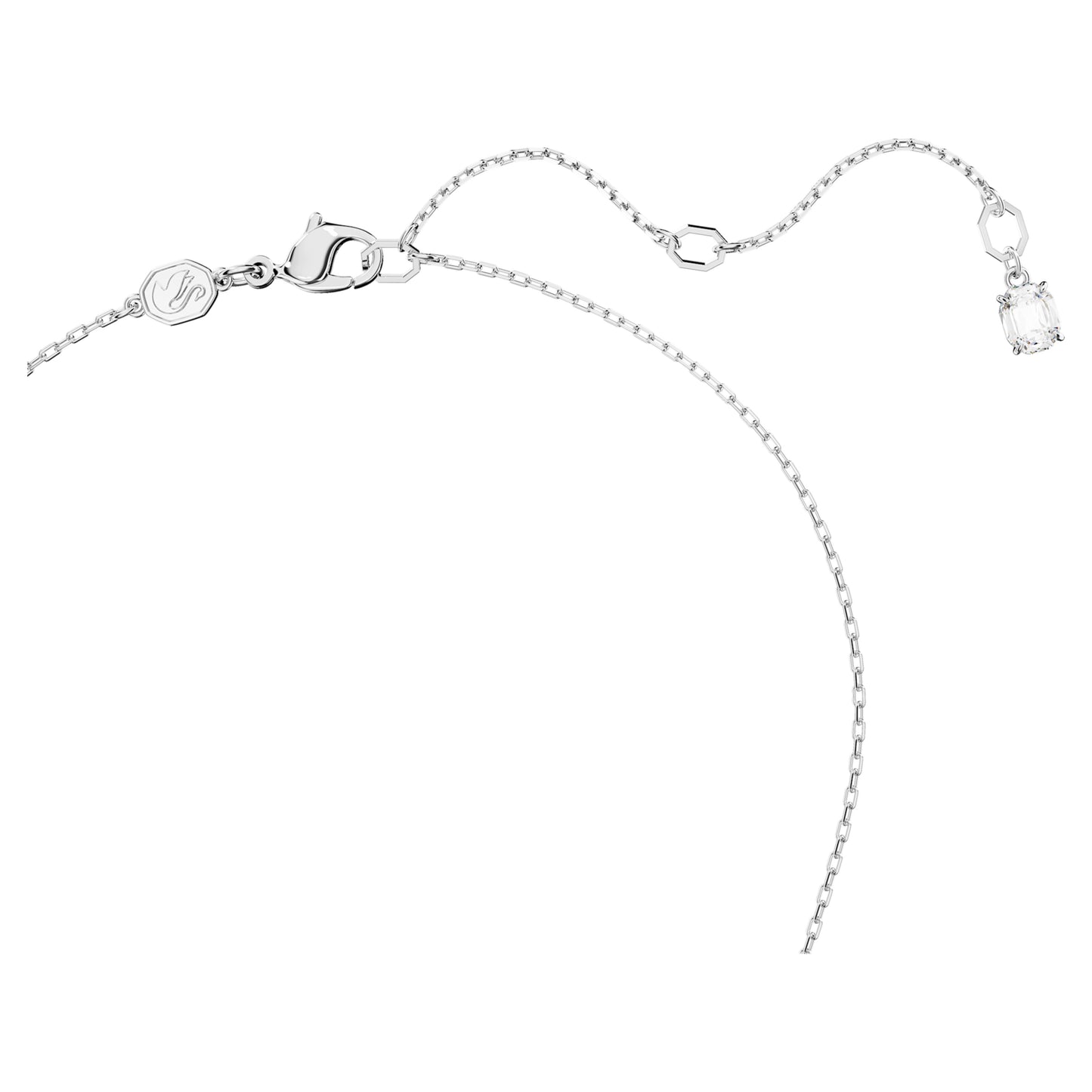 DEXTERA PENDANT INTERLOCKING - WHITE, RHODIUM