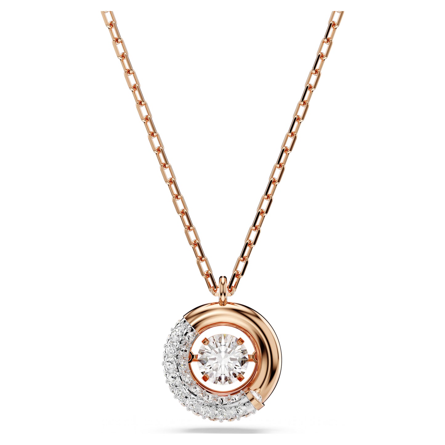 DEXTERA PENDANT - WHITE, ROSE-GOLD