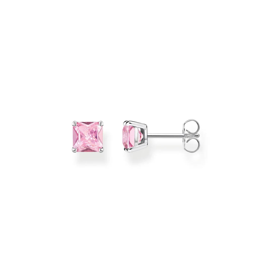 MAGIC STONES CLEAR STUD EARRINGS