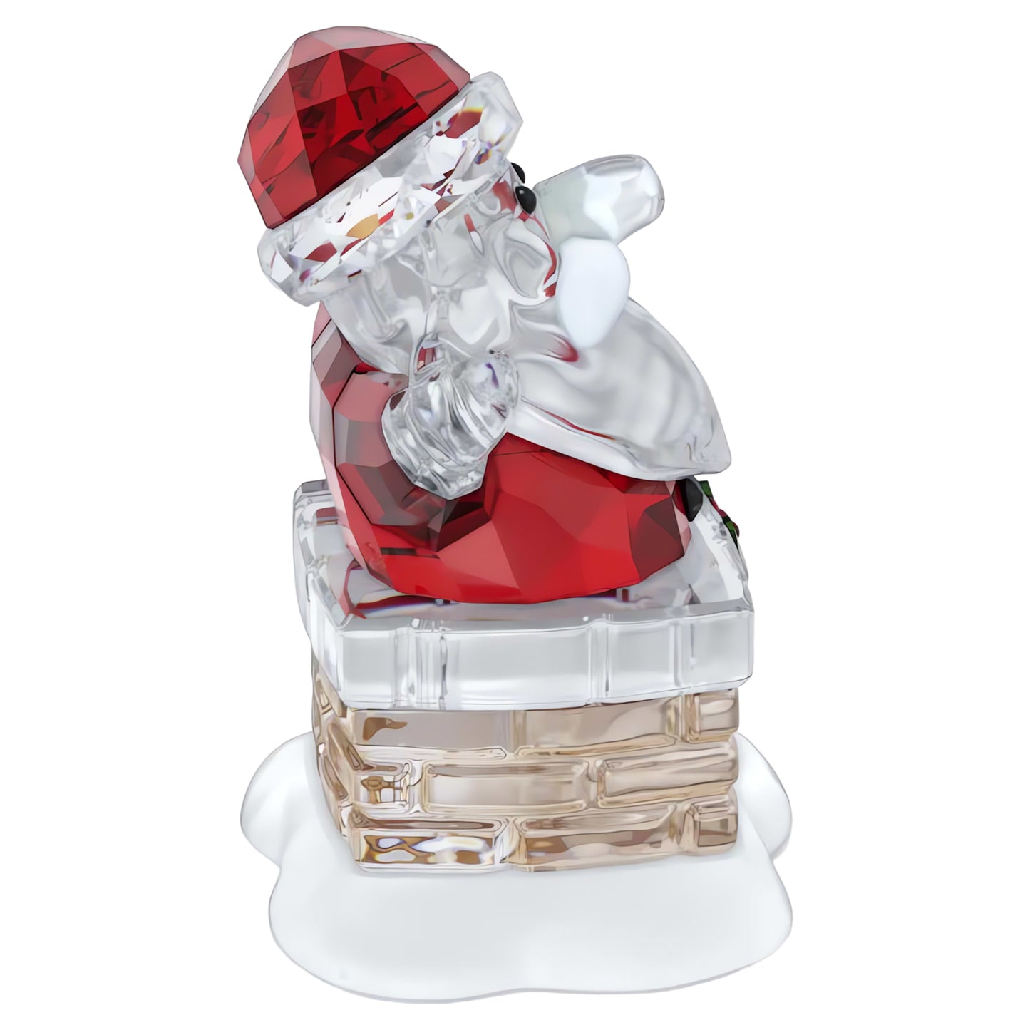 HOLIDAY CHEERS SANTA CLAUS AND CHIMNEY