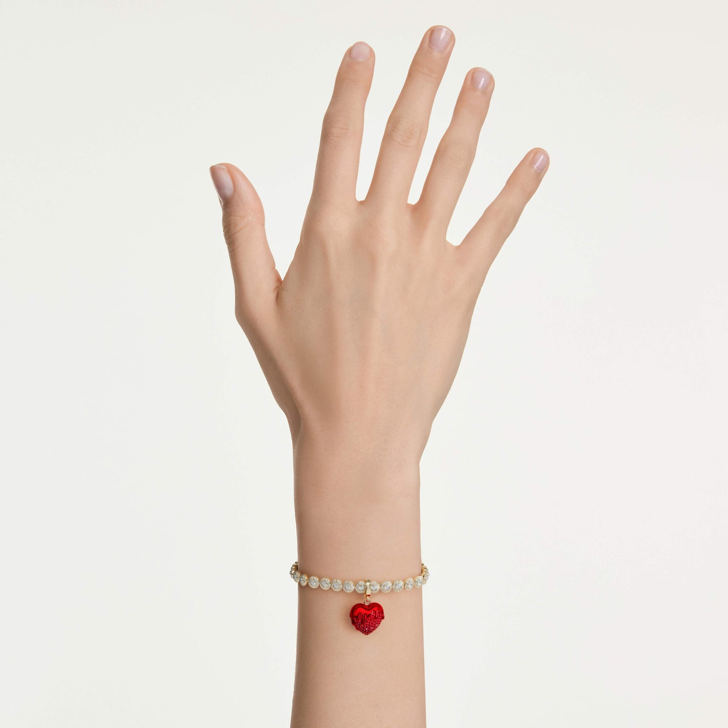 IDYLLIA CHARM HEART - RED, GOLD