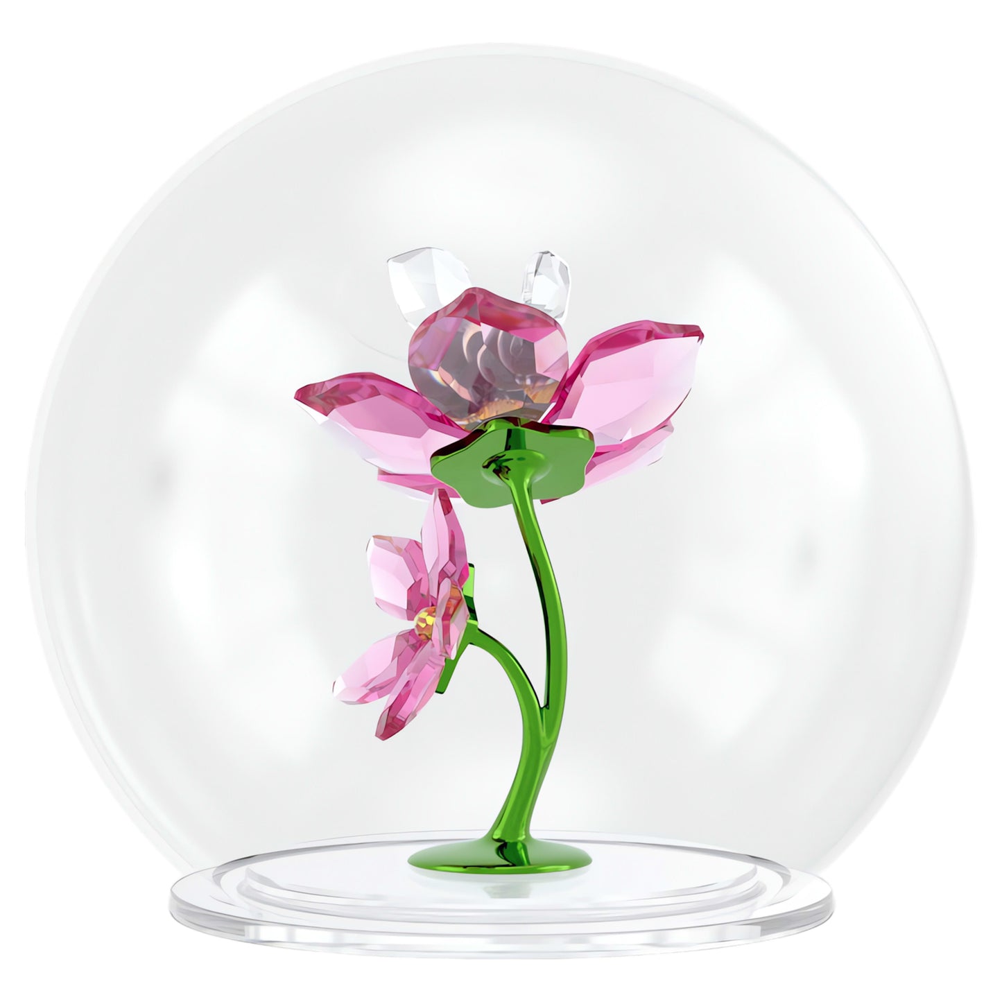 IDYLLIA GLASS BALL BEE AND FLOWERS