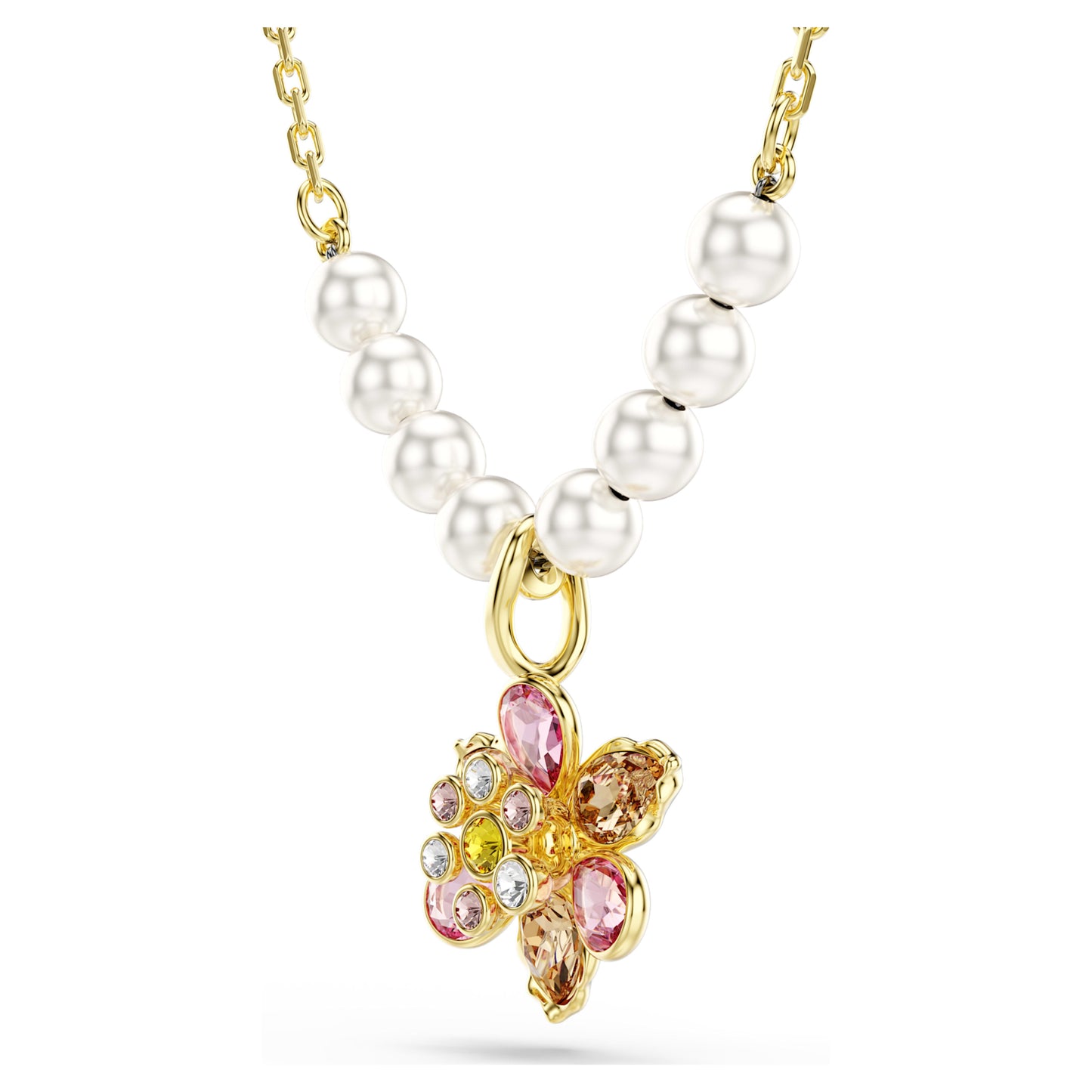 IDYLLIA PENDANT FLOWER - MULTICOLOURED, GOLD
