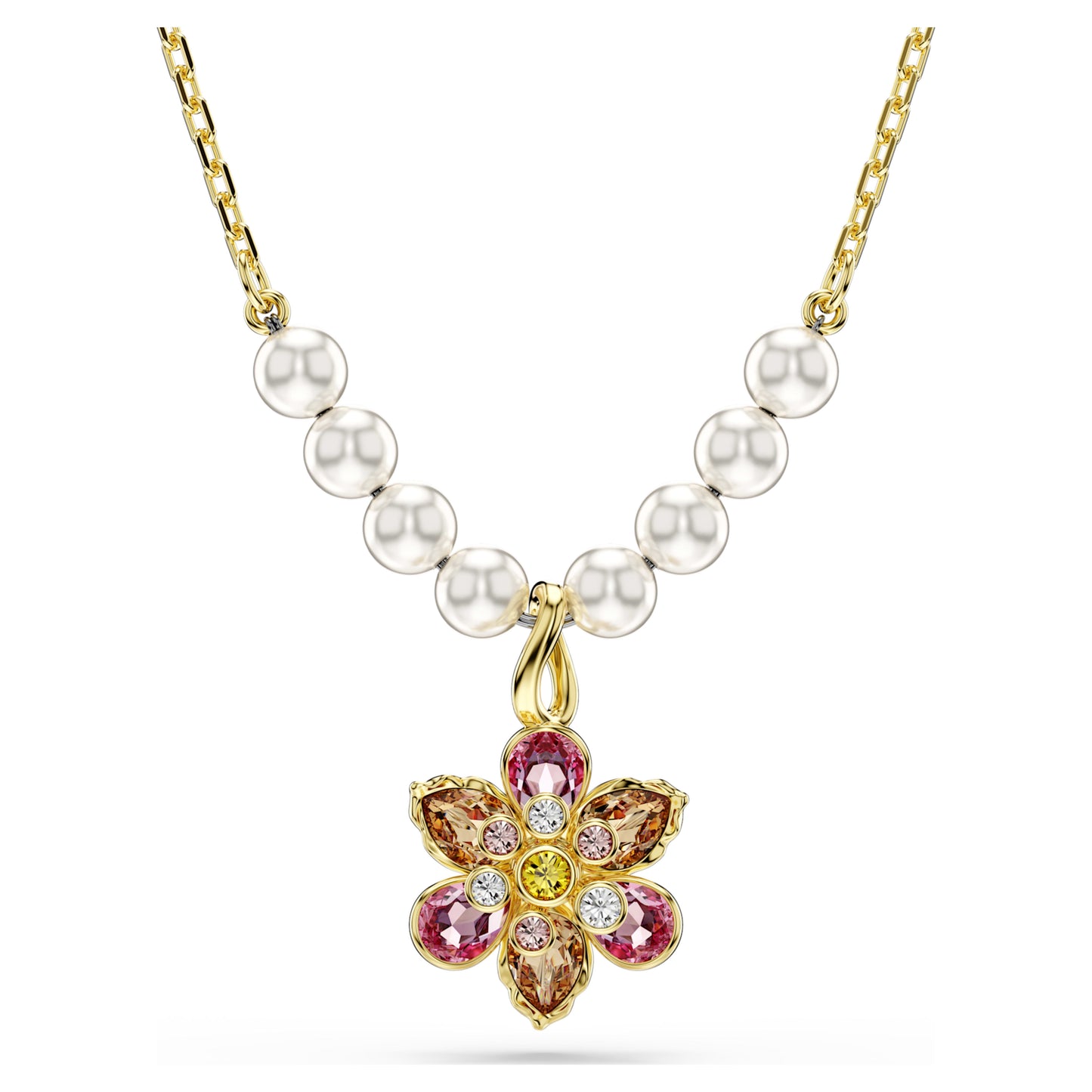 IDYLLIA PENDANT FLOWER - MULTICOLOURED, GOLD