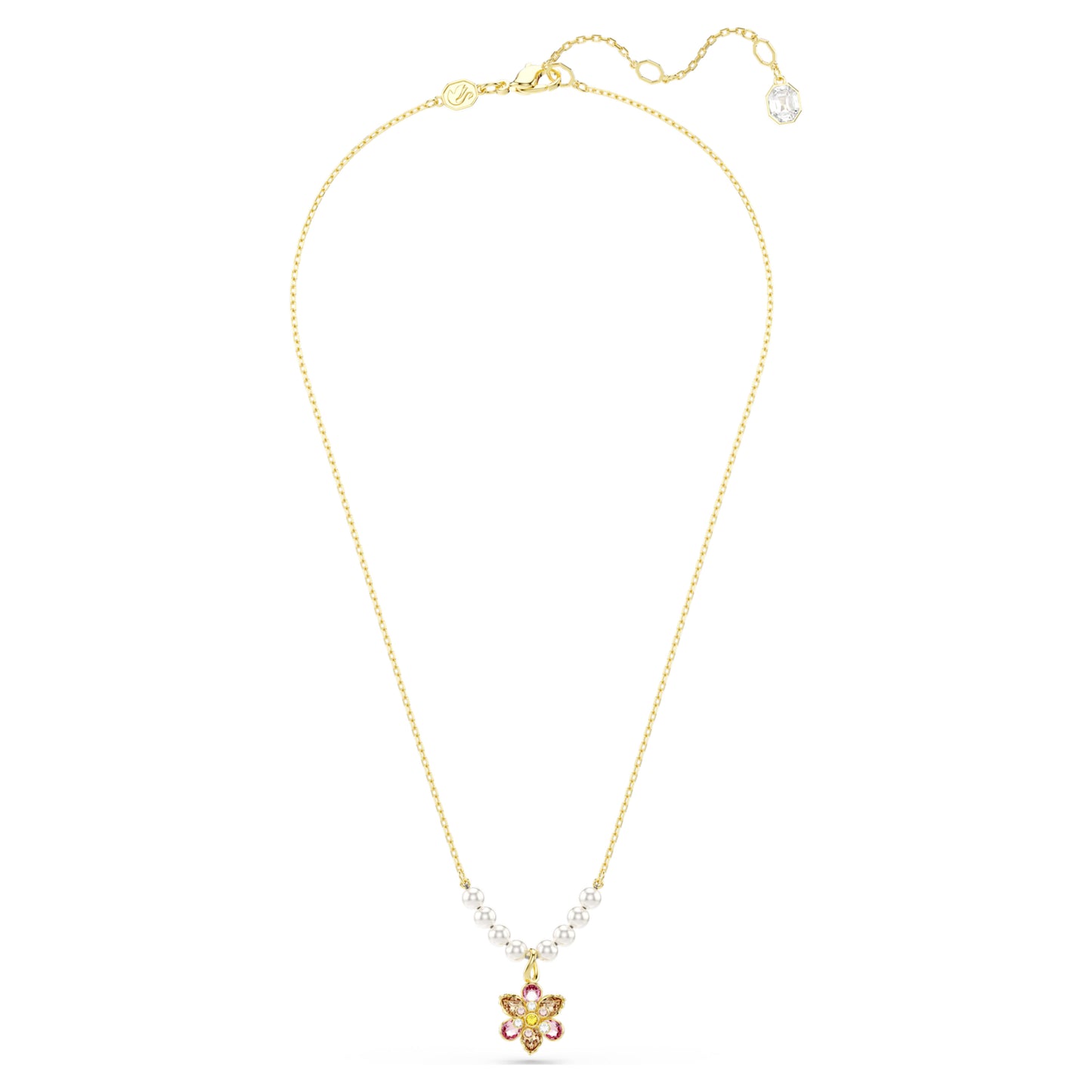 IDYLLIA PENDANT FLOWER - MULTICOLOURED, GOLD