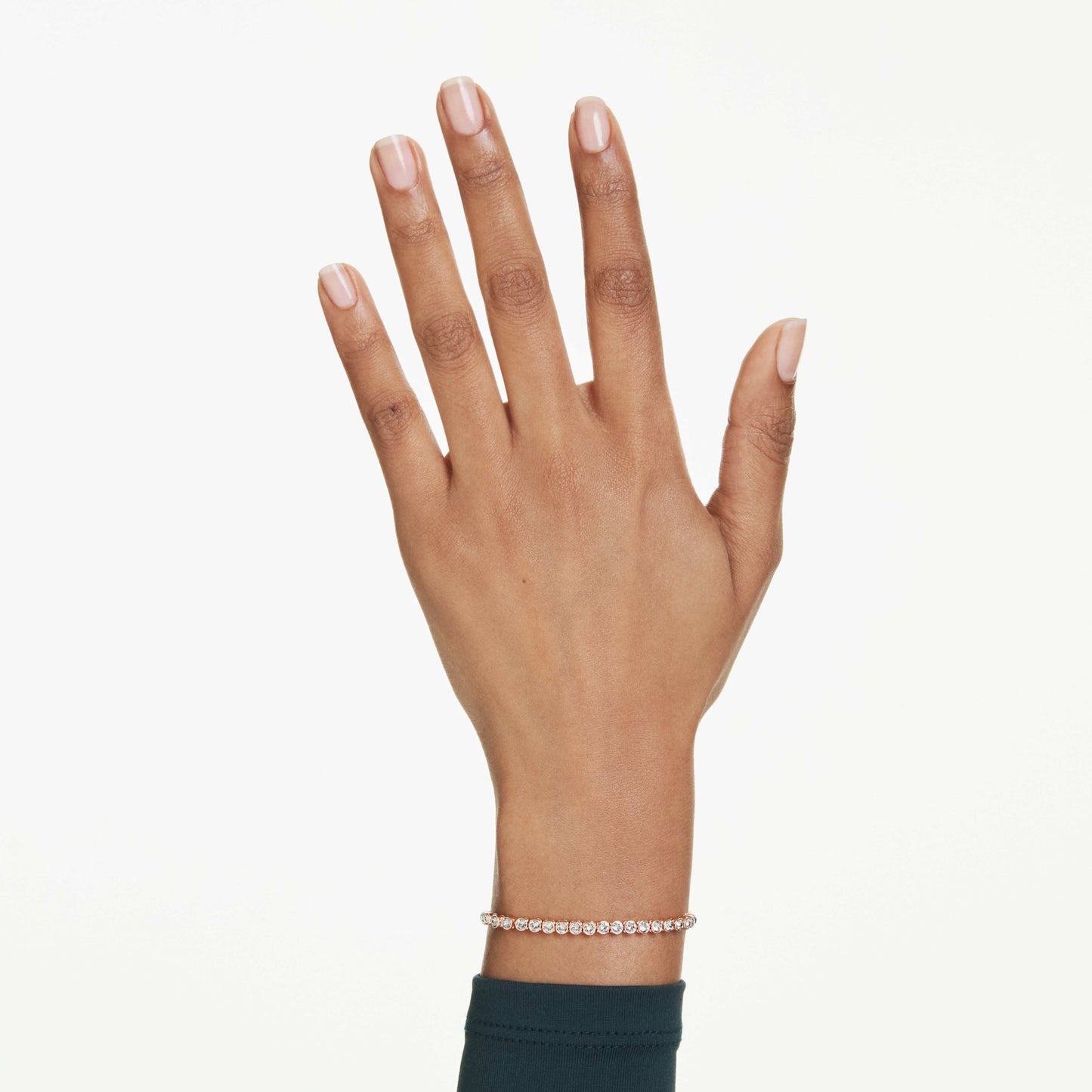 IMBER EMILY TENNIS BRACELET - BLACK, ROSE-GOLD