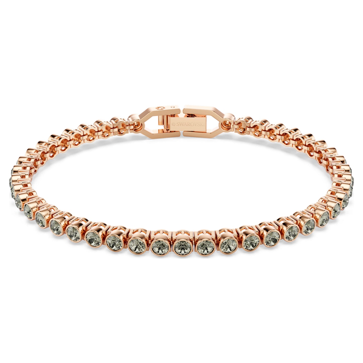 IMBER EMILY TENNIS BRACELET - BLACK, ROSE-GOLD