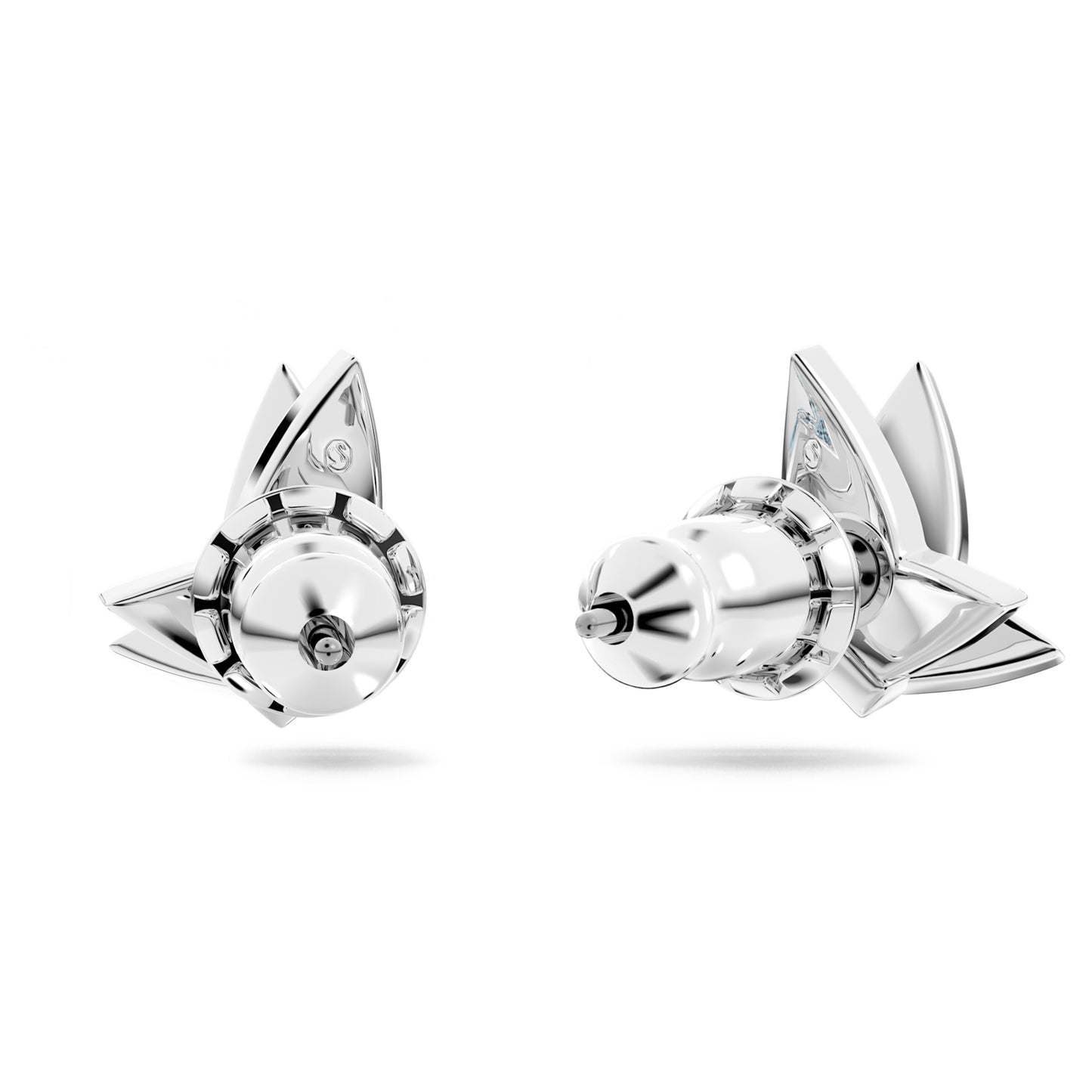 LILIA STUD EARRINGS BUTTERFLY - BLUE, RHODIUM