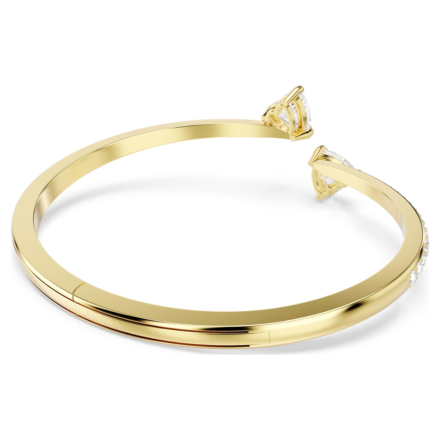 MESMERA ATTRACT BANGLE HEART - WHITE, GOLD