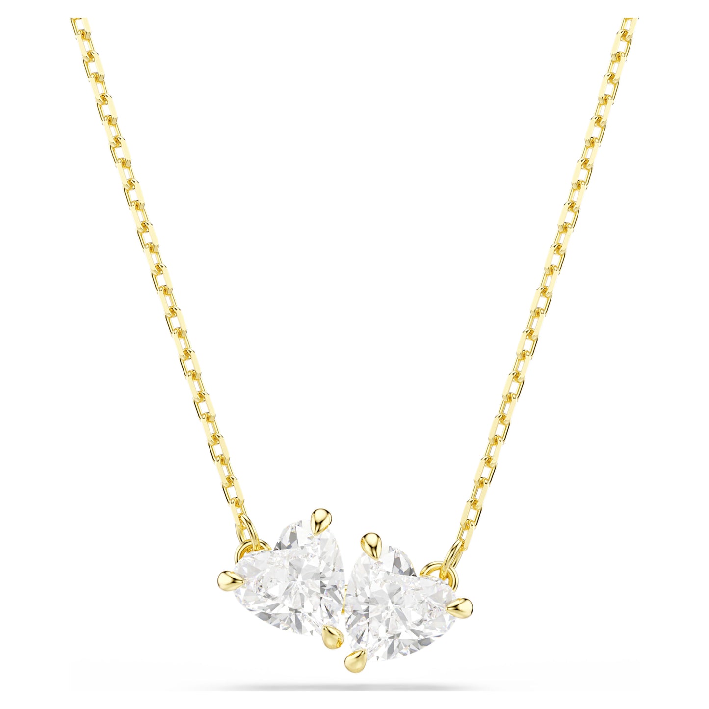 MESMERA ATTRACT NECKLACE HEART - WHITE, GOLD