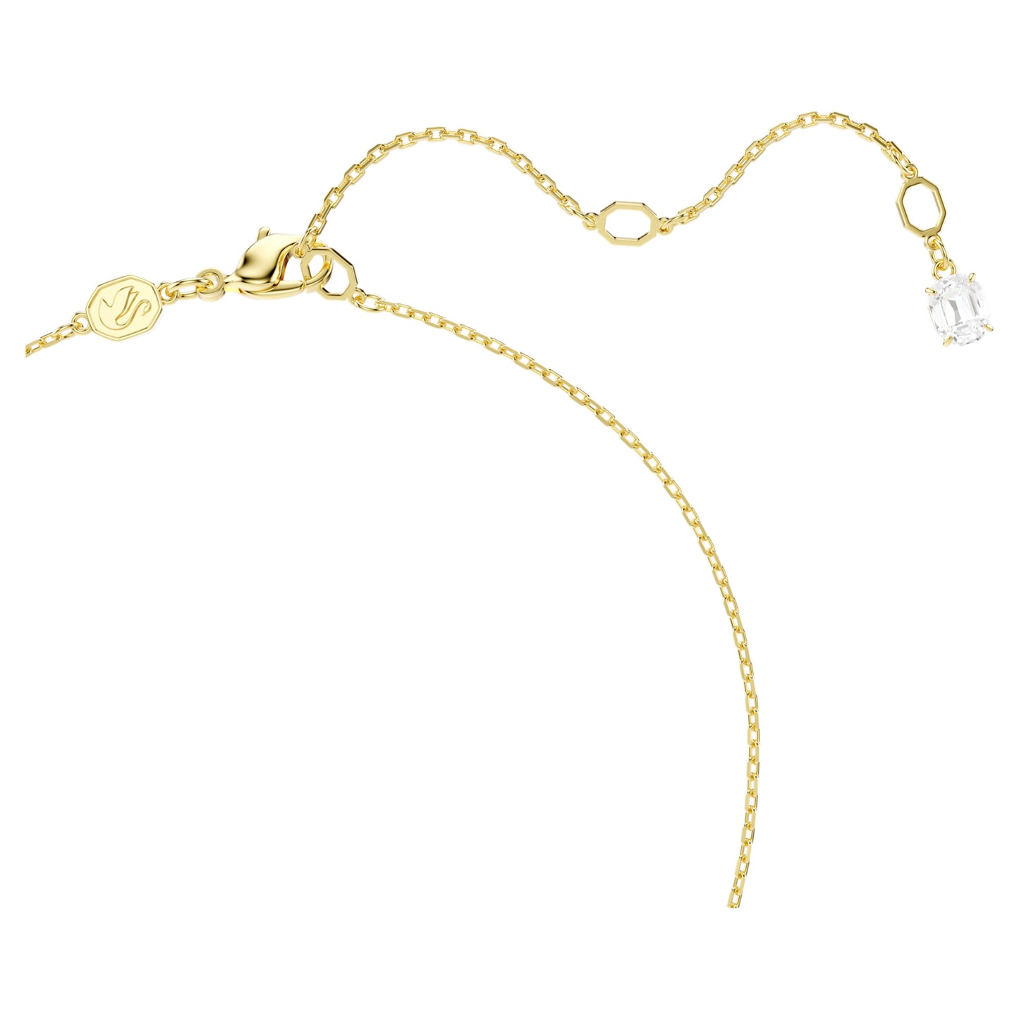 MESMERA ATTRACT NECKLACE HEART - WHITE, GOLD