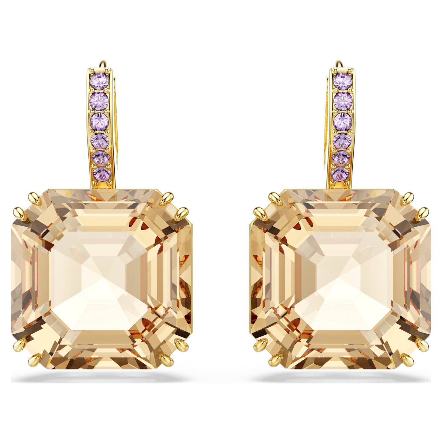 MILLENIA DROP EARRINGS - CARAMEL, GOLD