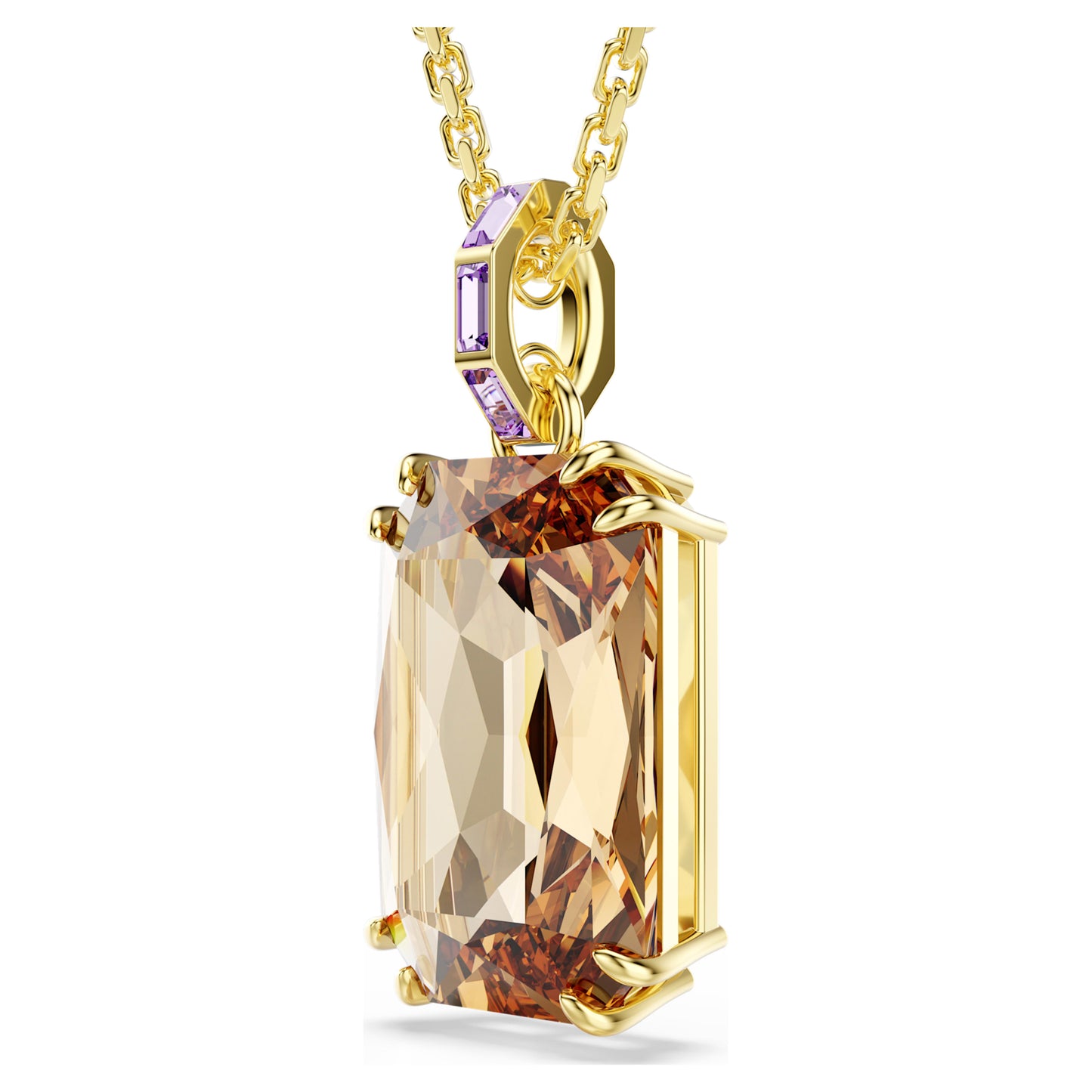MILLENIA PENDANT OCTAGON - CARAMEL, GOLD