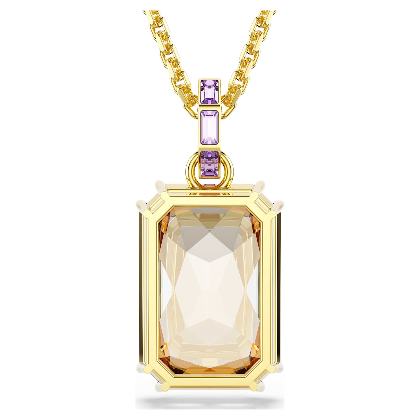 MILLENIA PENDANT OCTAGON - CARAMEL, GOLD