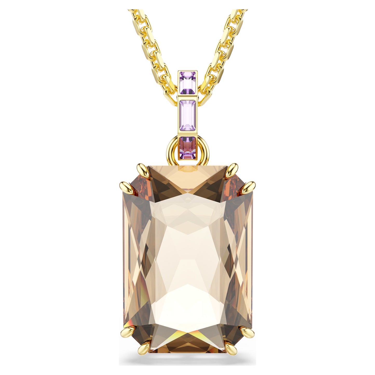 MILLENIA PENDANT OCTAGON - CARAMEL, GOLD