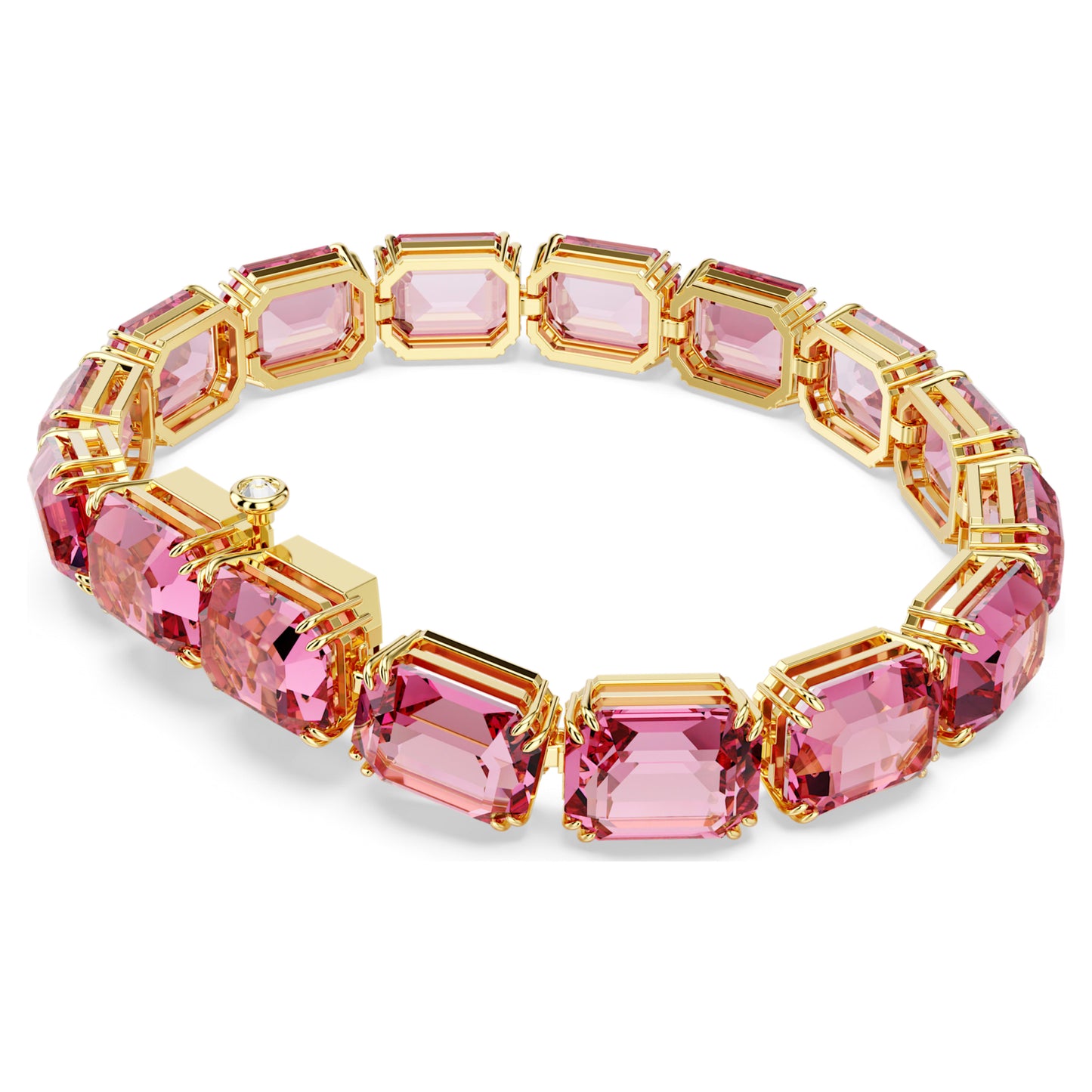 MILLENIA TENNIS BRACELET - PINK, GOLD