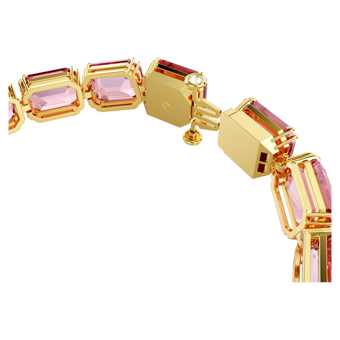 MILLENIA TENNIS BRACELET - PINK, GOLD