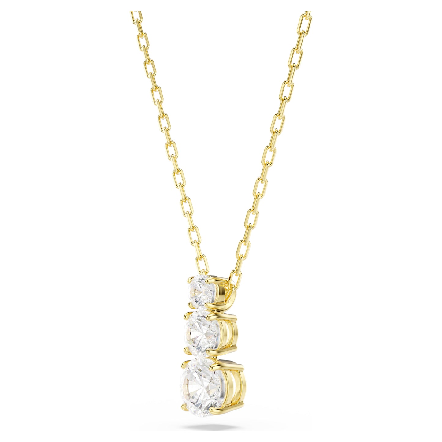 STILLA ATTRACT PENDANT - WHITE, GOLD