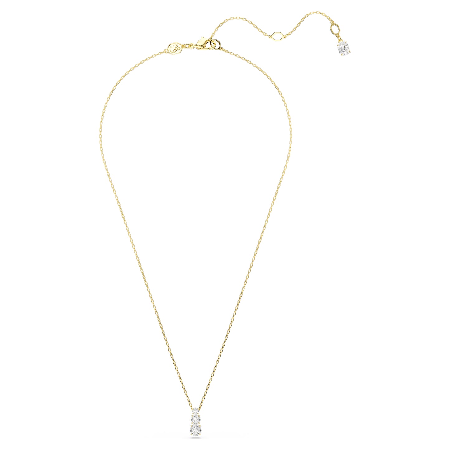 STILLA ATTRACT PENDANT - WHITE, GOLD