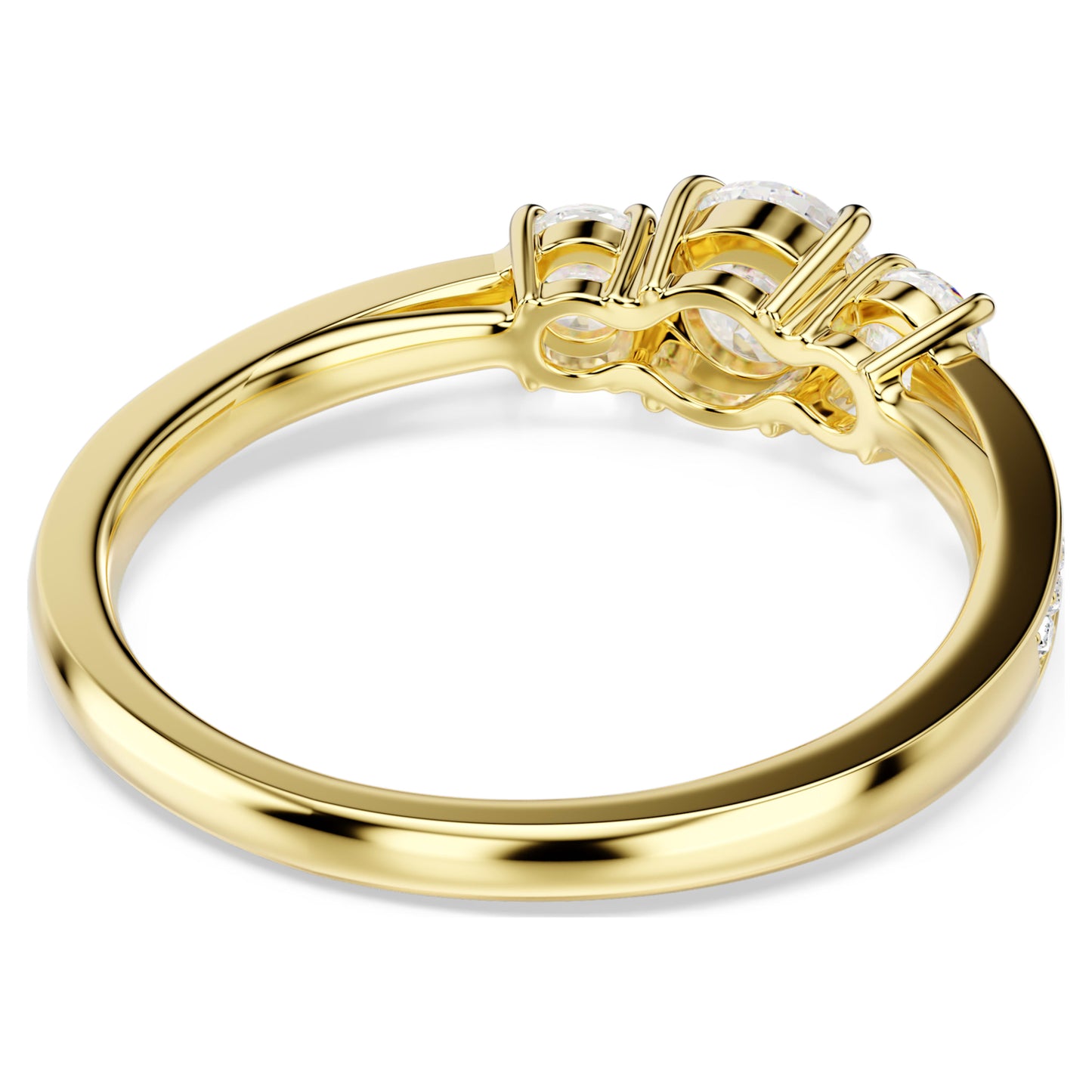 STILLA ATTRACT RING - WHITE, GOLD