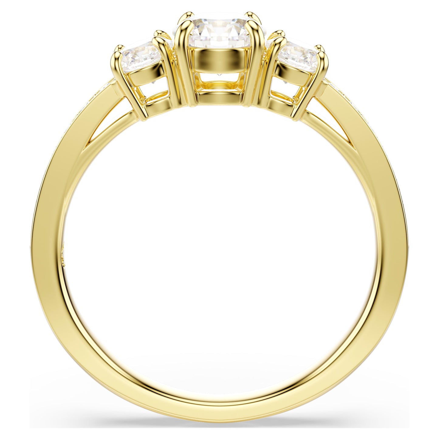 STILLA ATTRACT RING - WHITE, GOLD