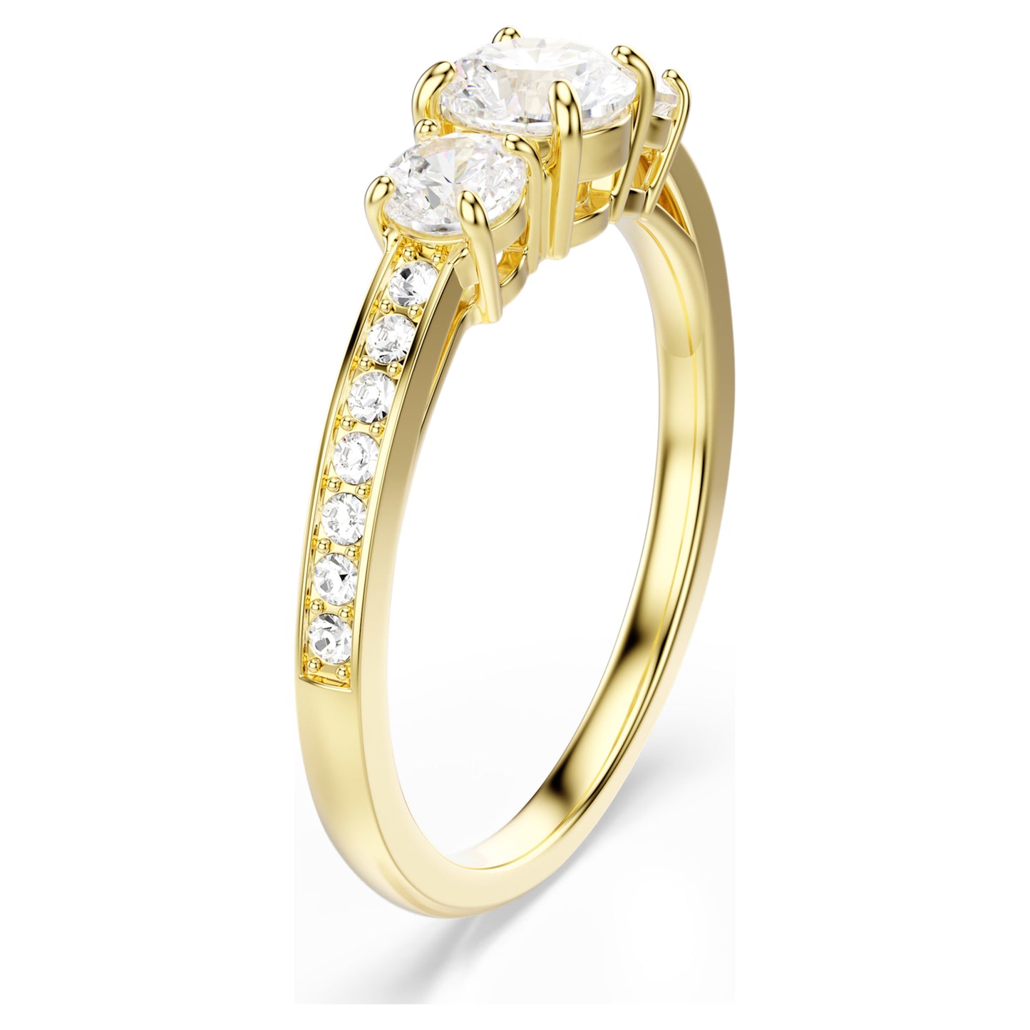 STILLA ATTRACT RING - WHITE, GOLD