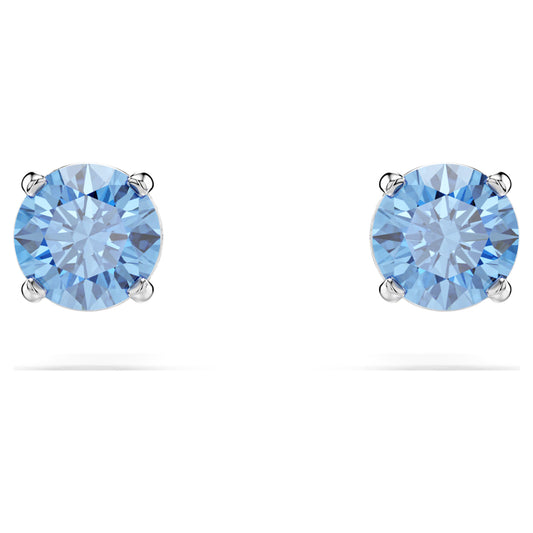 STILLA ATTRACT STUD EARRINGS - BLUE, RHODIUM