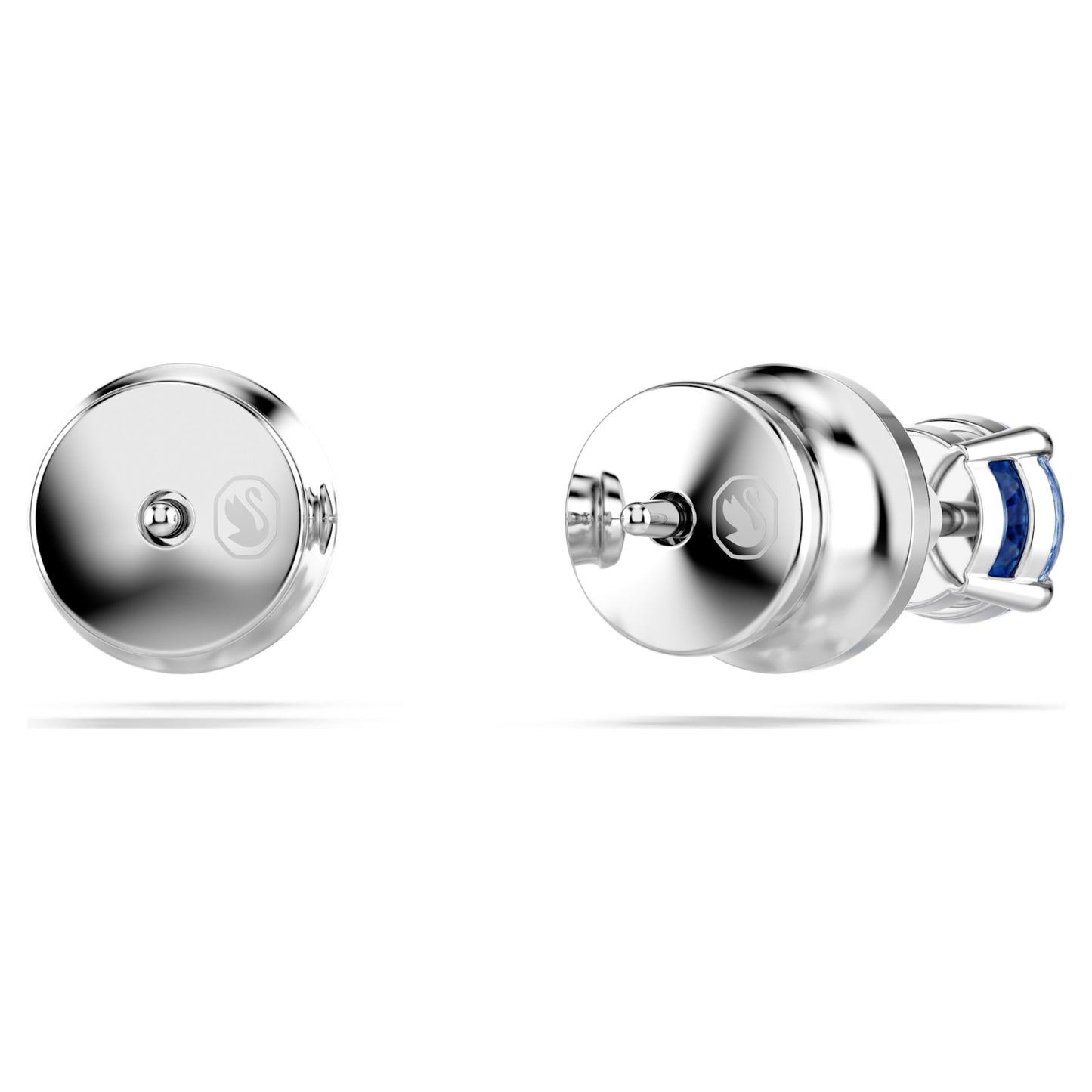 STILLA ATTRACT STUD EARRINGS - BLUE, RHODIUM