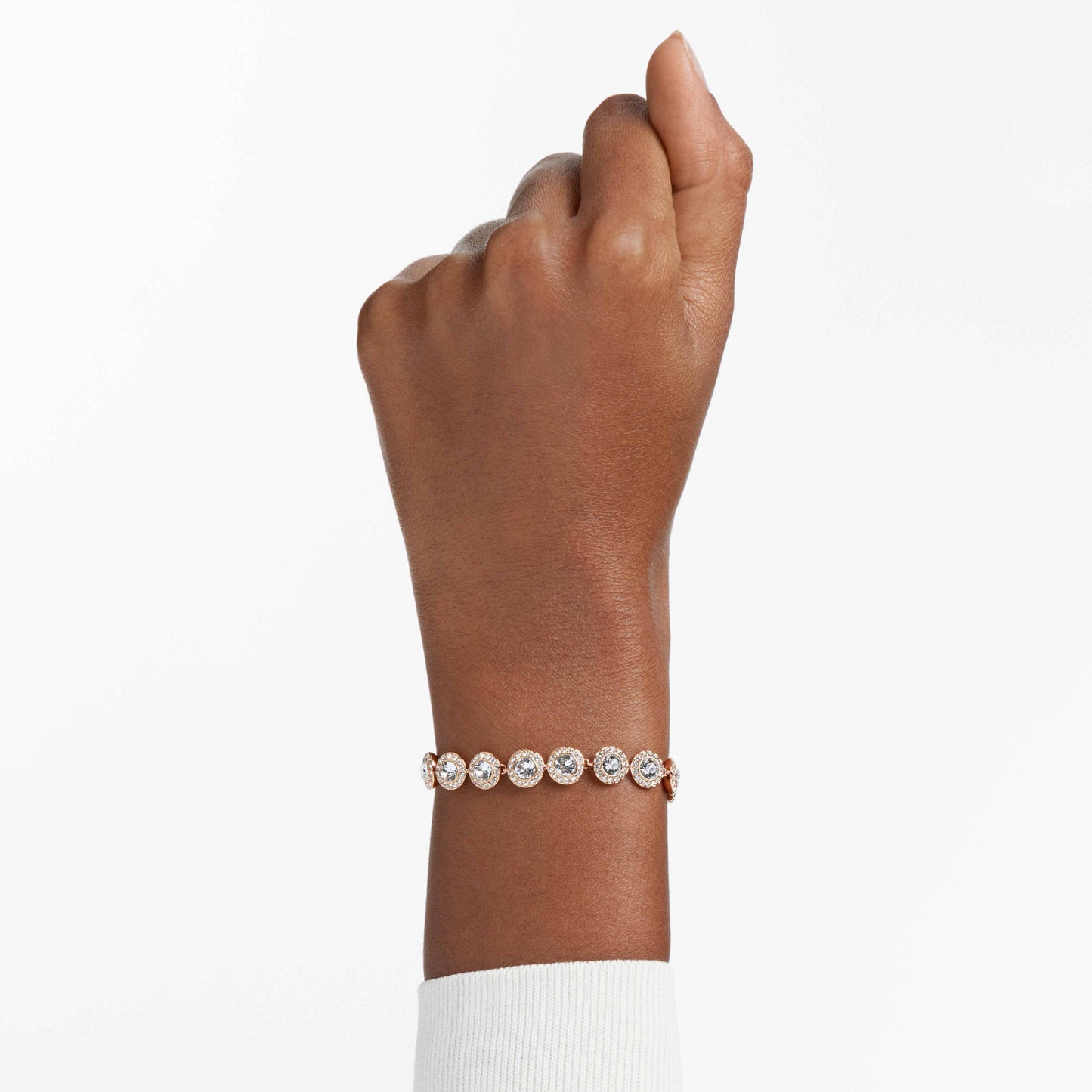 UNA ANGELIC BRACELET - WHITE, ROSE-GOLD
