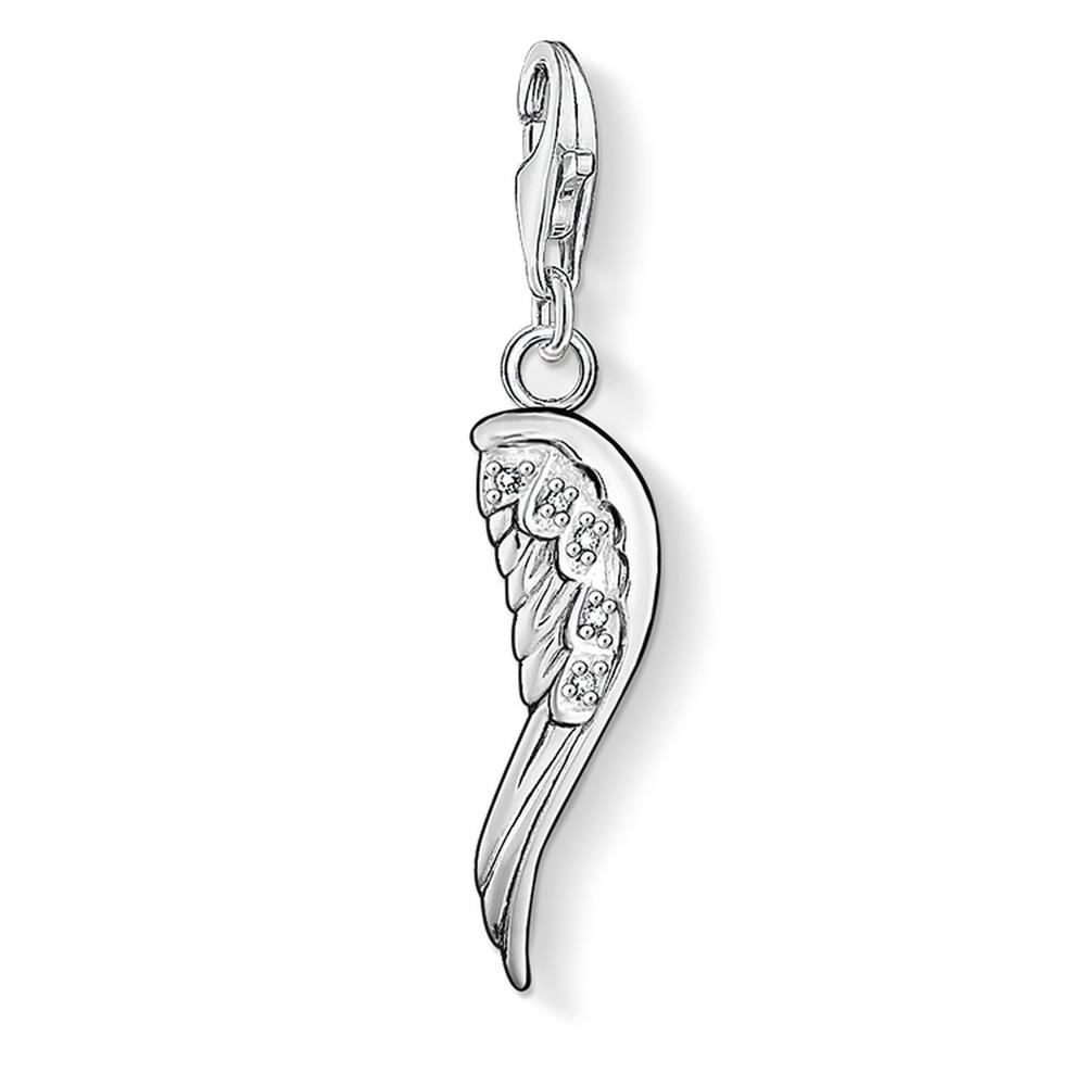 CHARM CLUB ANGEL WING CZ CHARM