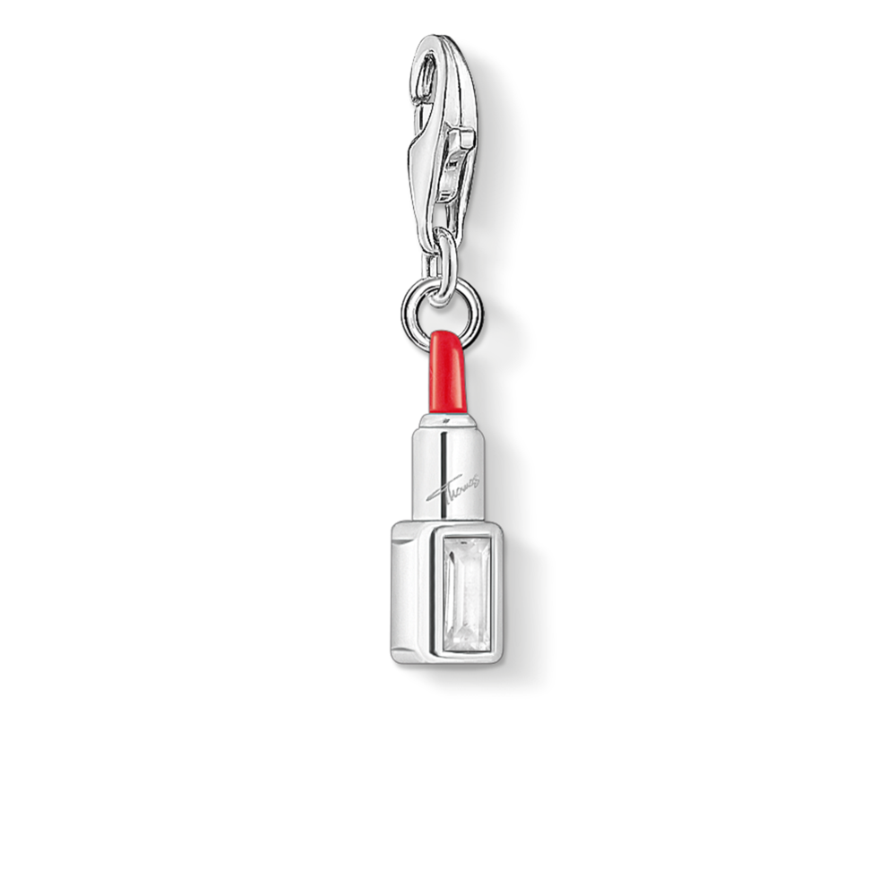 CHARM CLUB RED LIPSTICK CHARM