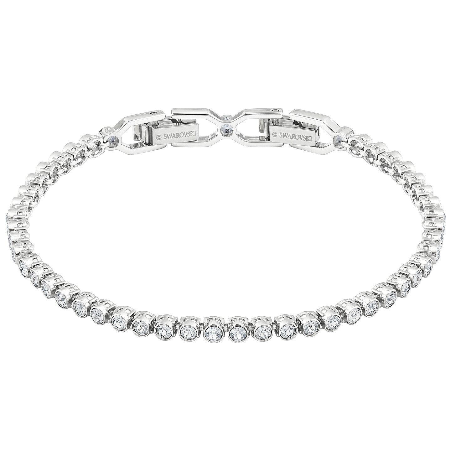 IMBER EMILY BRACELET - WHITE, RHODIUM PLATED