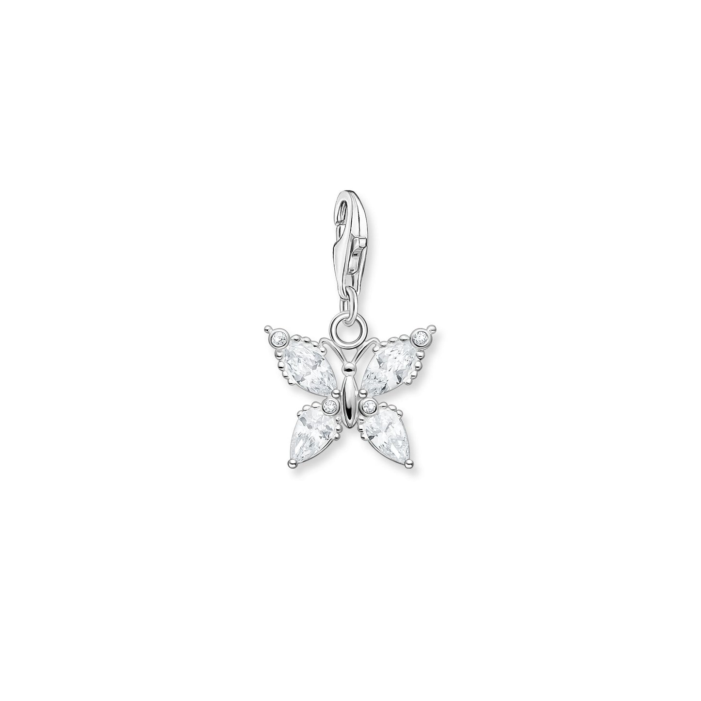 CHARM CLUB CZ BUTTERFLY CHARM