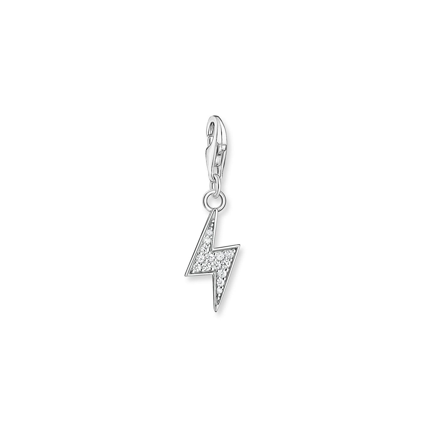 CHARM CLUB CZ LIGHTNING BOLT CHARM